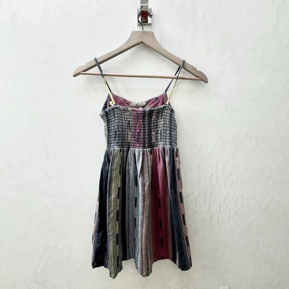 Roxy || Little Girl's Dress Pastel Ikat Style Surf Sun Coastal Sz Small - Picture 2 of 12